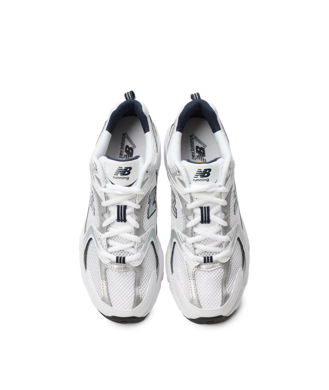 NEW BALANCE Белые текстильные кроссовки, фото 2