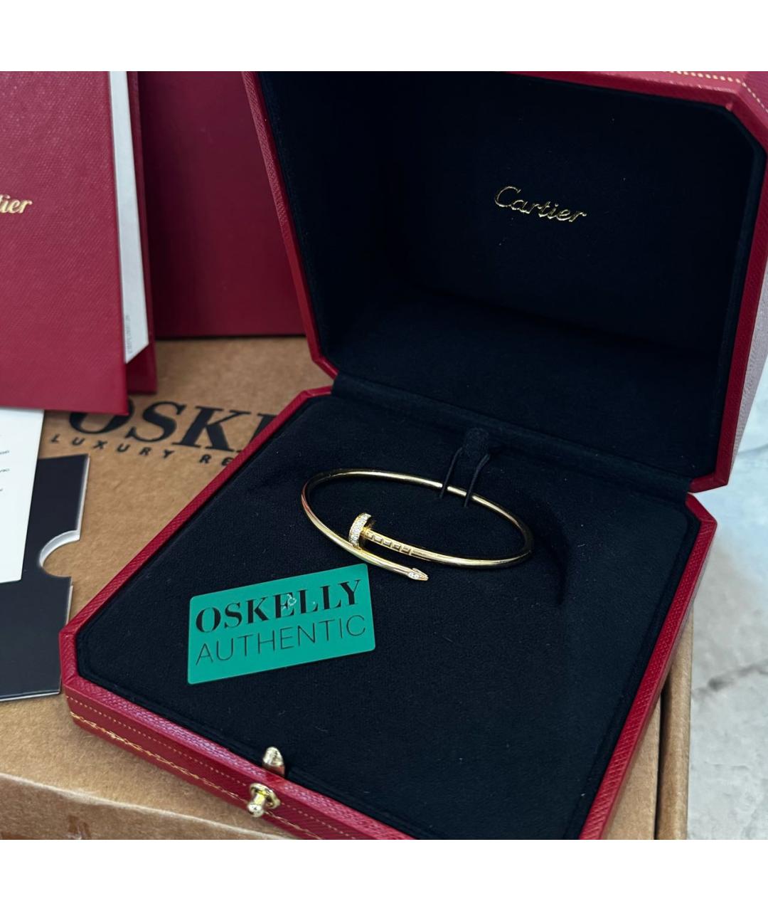 CARTIER Желтый браслет из желтого золота, фото 3