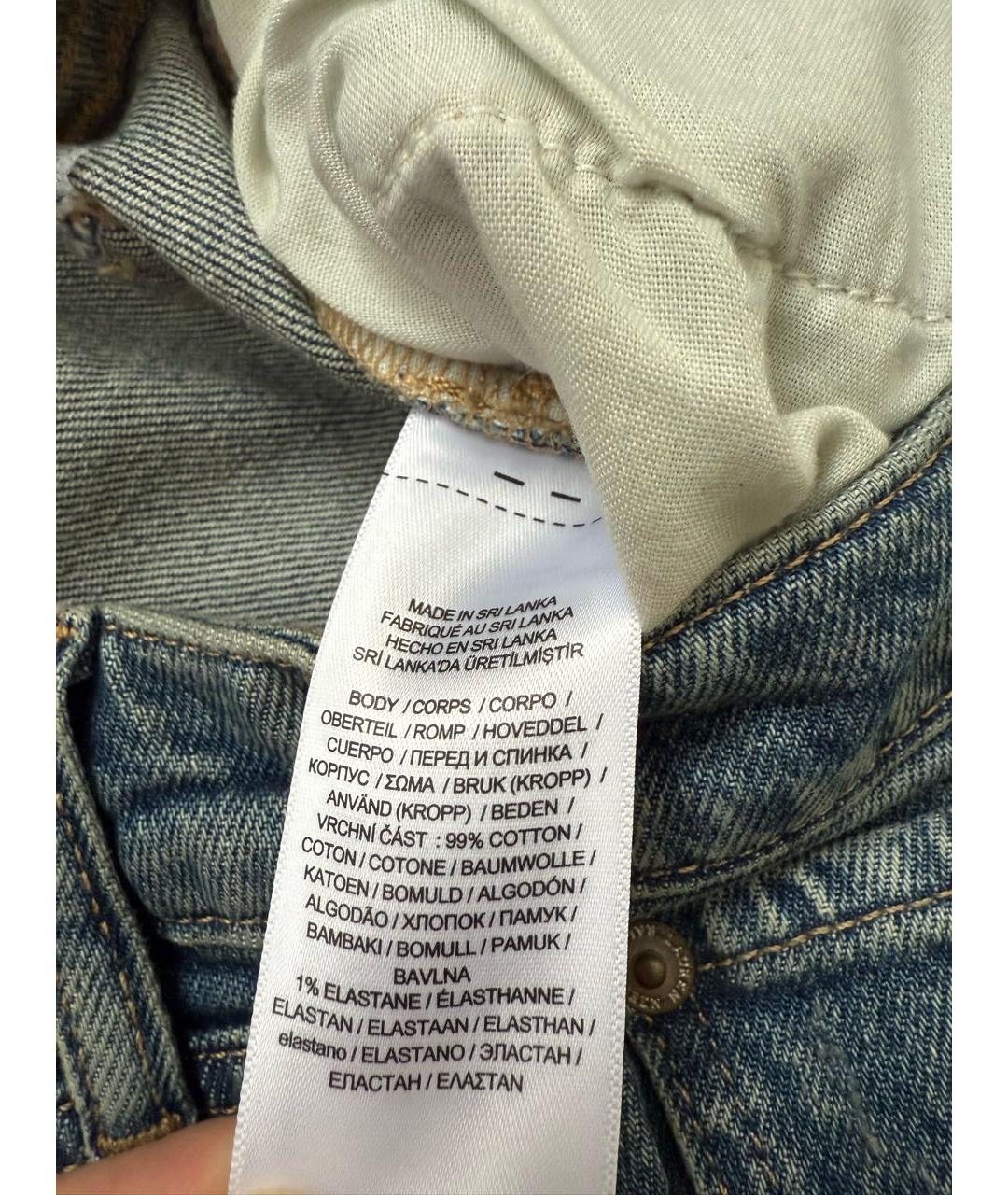 RALPH LAUREN Синие хлопковые шорты, фото 5