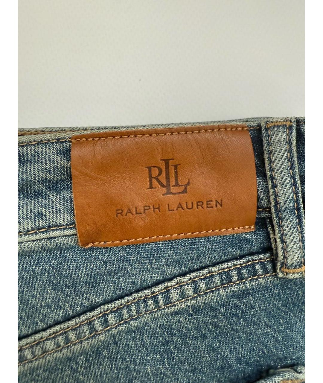 RALPH LAUREN Синие хлопковые шорты, фото 4
