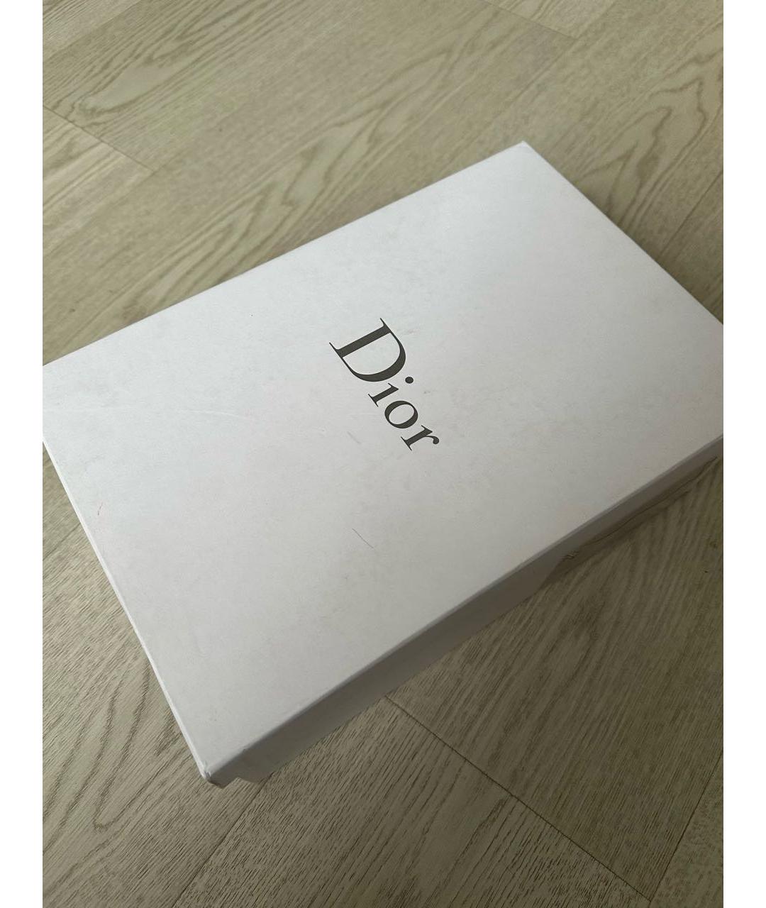 CHRISTIAN DIOR Белые текстильные кеды, фото 5