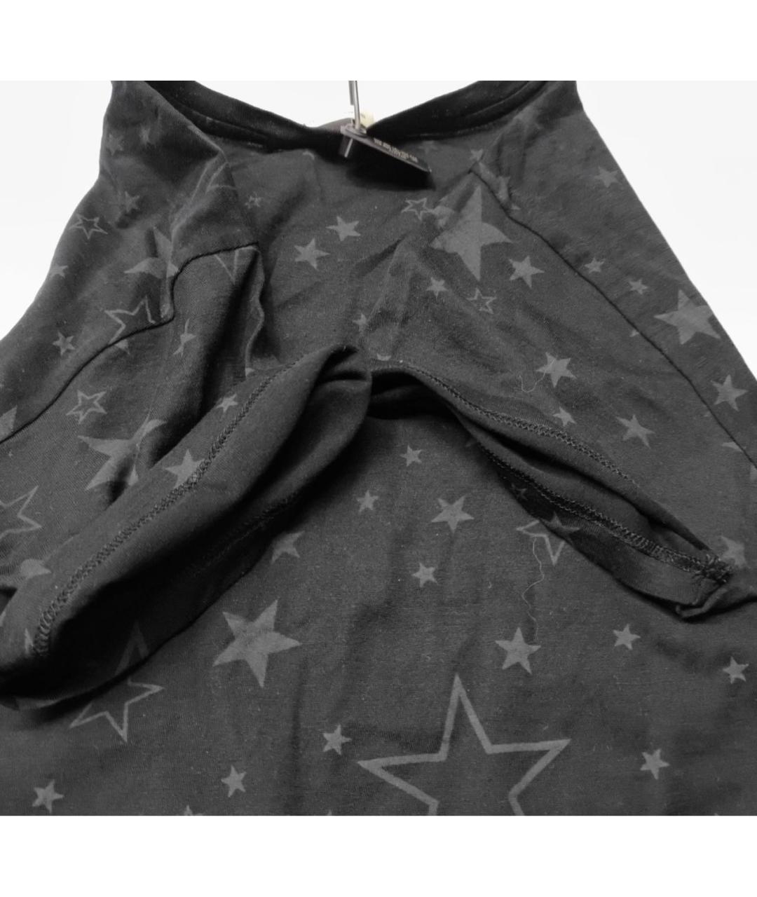 SAINT LAURENT Черная хлопковая футболка, фото 3