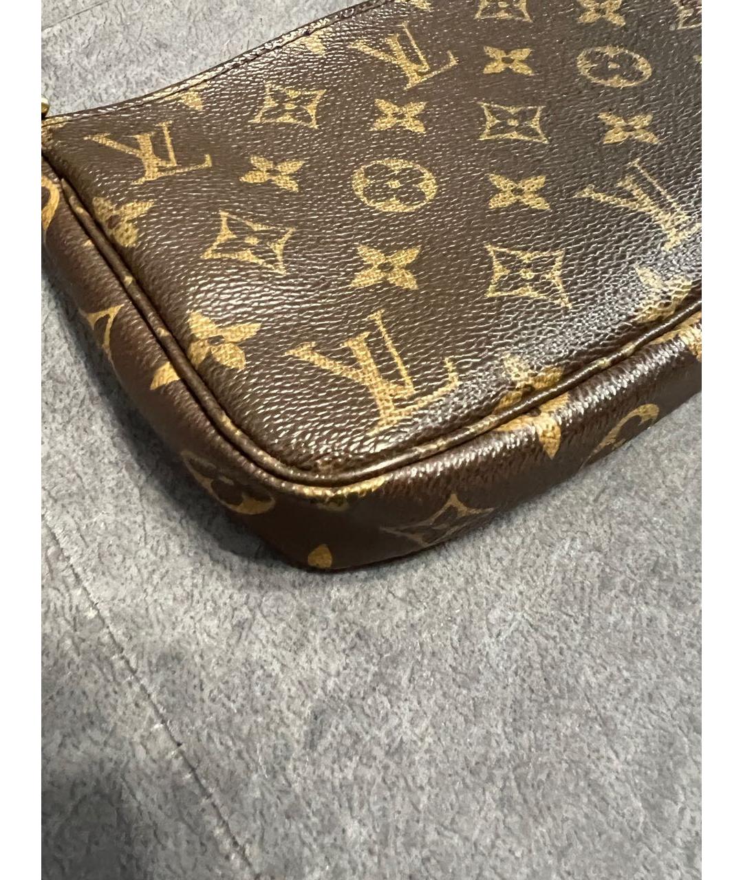 LOUIS VUITTON Коричневая сумка с короткими ручками, фото 7