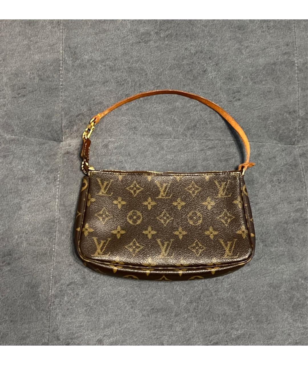 LOUIS VUITTON Коричневая сумка с короткими ручками, фото 3