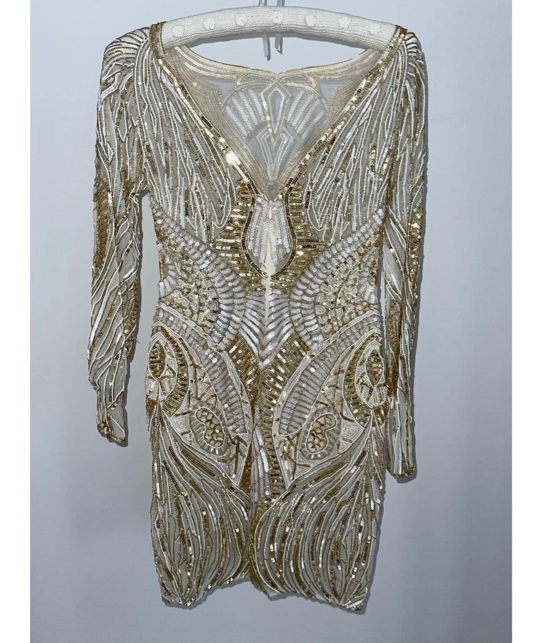 ZUHAIR MURAD Золотое полиамидовое вечернее платье, фото 2