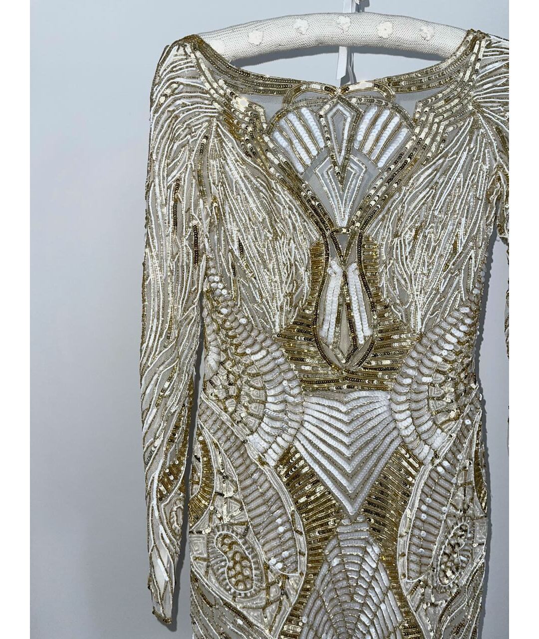 ZUHAIR MURAD Золотое полиамидовое вечернее платье, фото 6