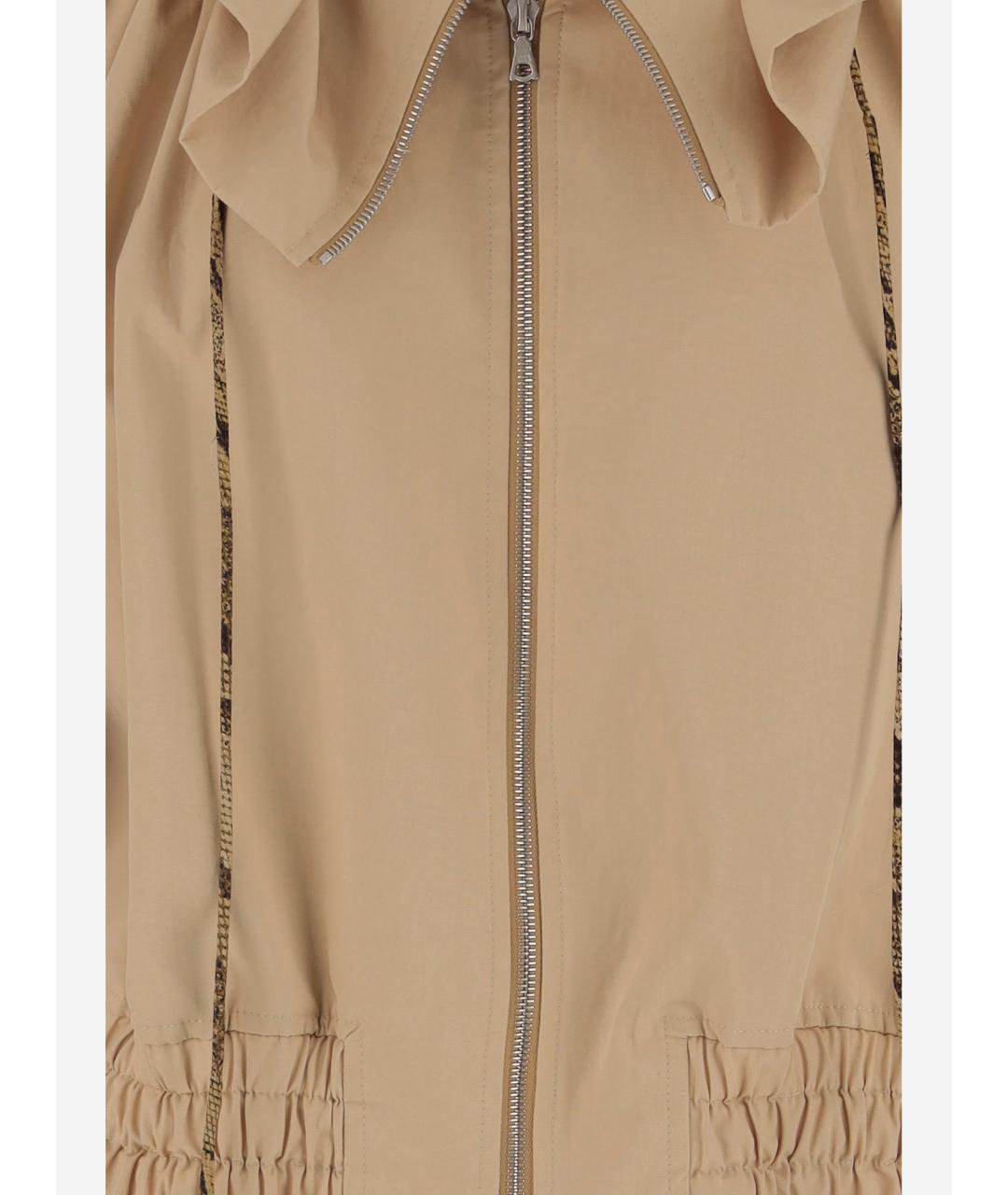 DRIES VAN NOTEN Бежевая шелковая куртка, фото 3