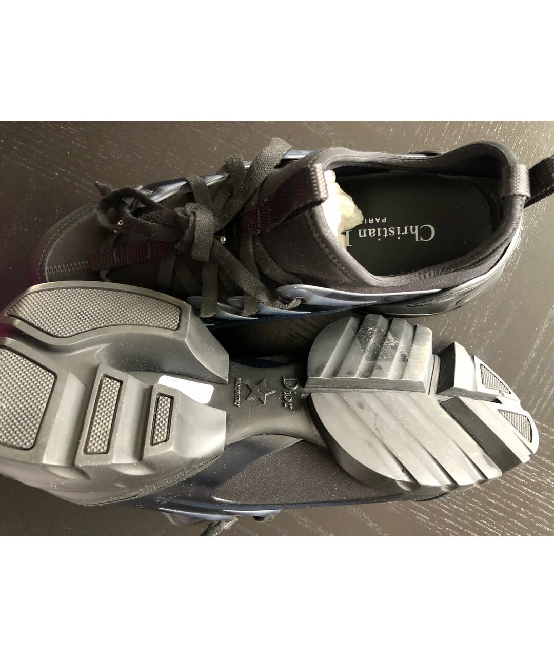 CHRISTIAN DIOR Черные кроссовки, фото 6