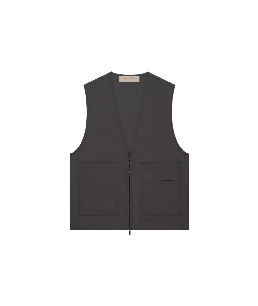 FEAR OF GOD ESSENTIALS Черный жилет, фото 1