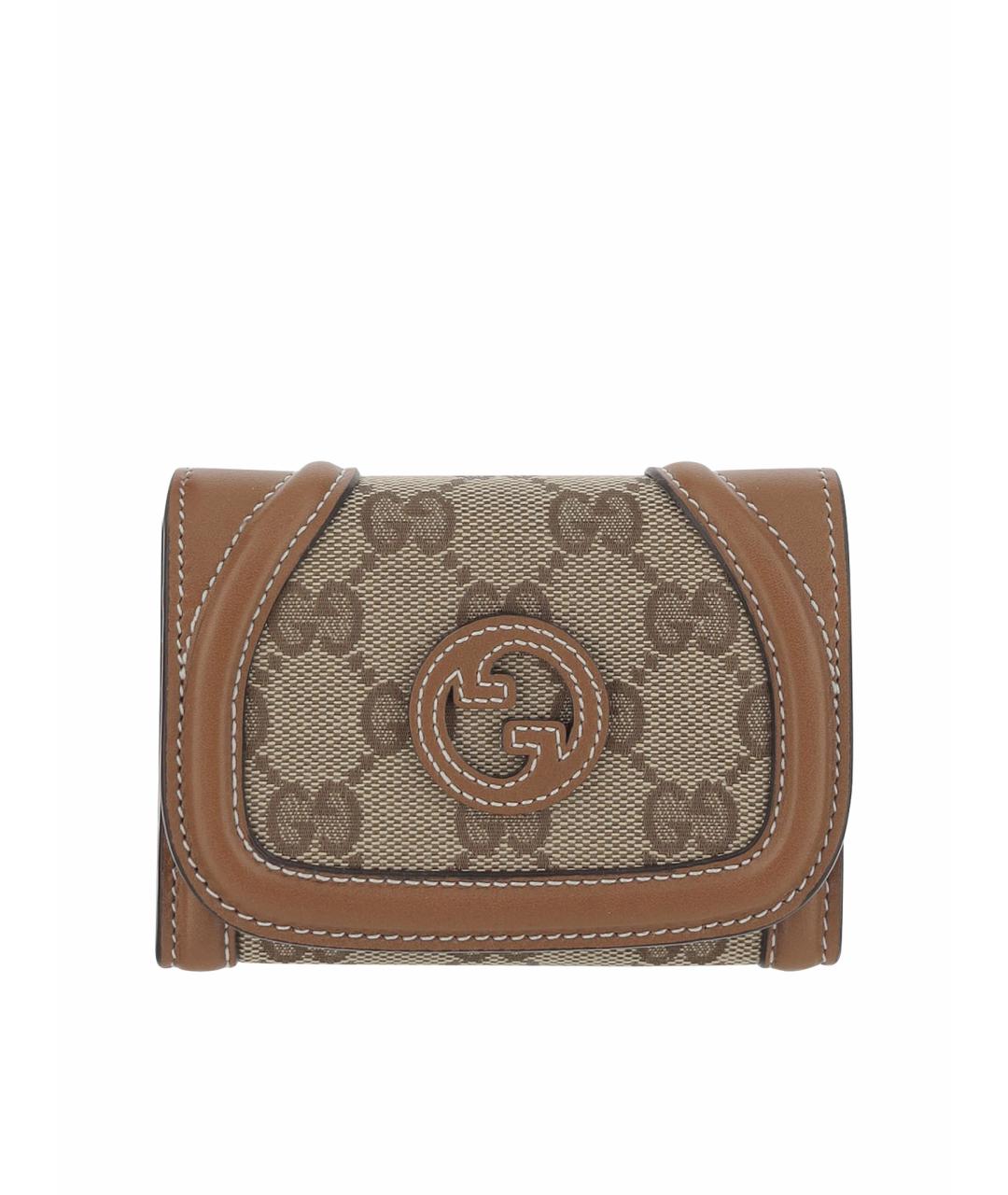 GUCCI Коричневый кошелек, фото 1