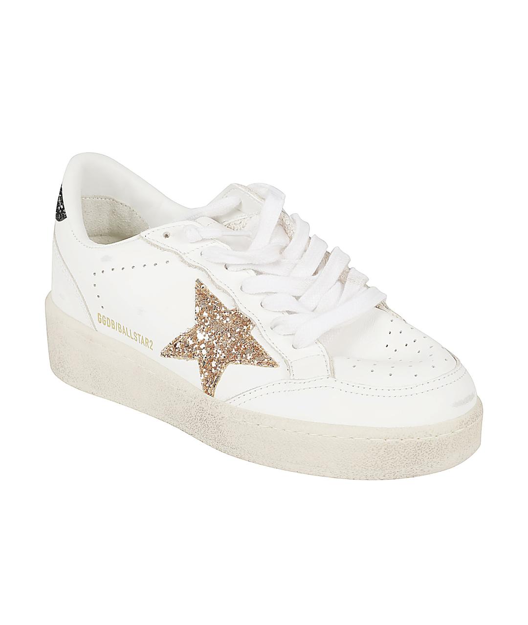 GOLDEN GOOSE DELUXE BRAND Белые кожаные кеды, фото 2