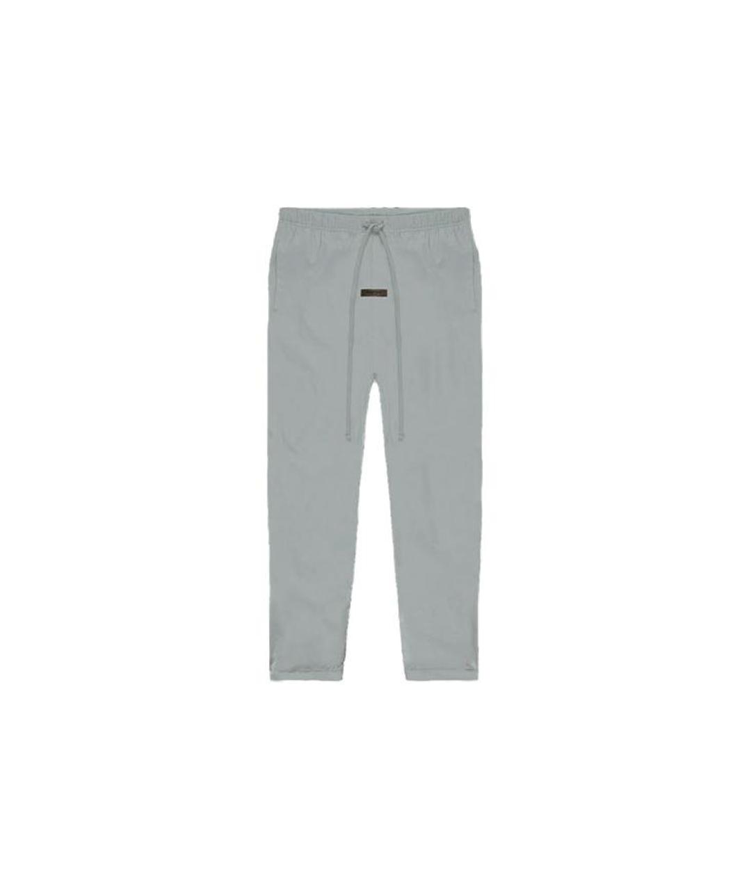 FEAR OF GOD ESSENTIALS Голубые хлопковые повседневные брюки, фото 1