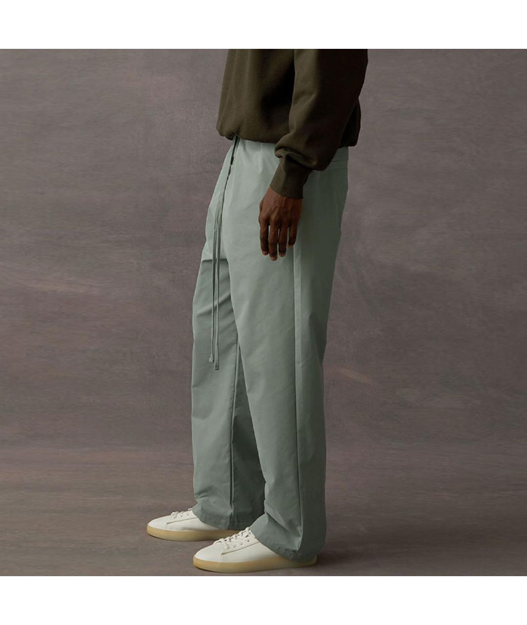 FEAR OF GOD ESSENTIALS Голубые хлопковые повседневные брюки, фото 4