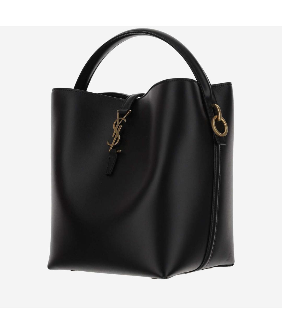 SAINT LAURENT Черная сумка тоут, фото 2