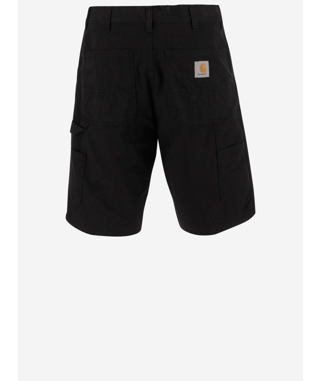 CARHARTT WIP Черные хлопковые шорты, фото 2
