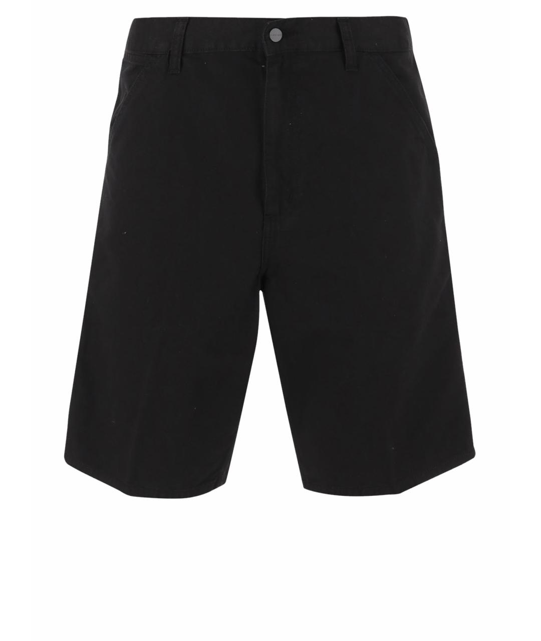 CARHARTT WIP Черные хлопковые шорты, фото 1