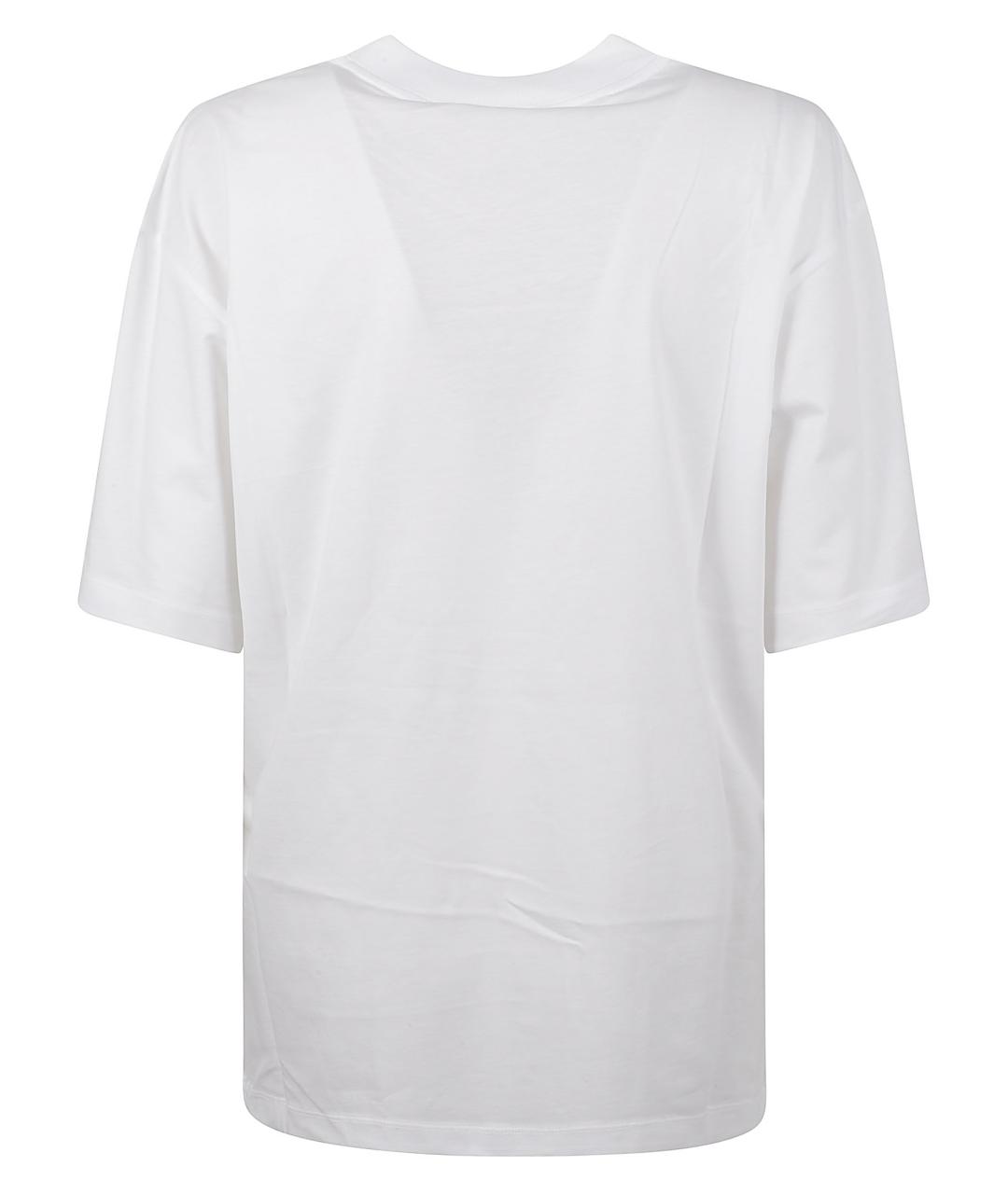 MARNI Белая хлопковая футболка, фото 2