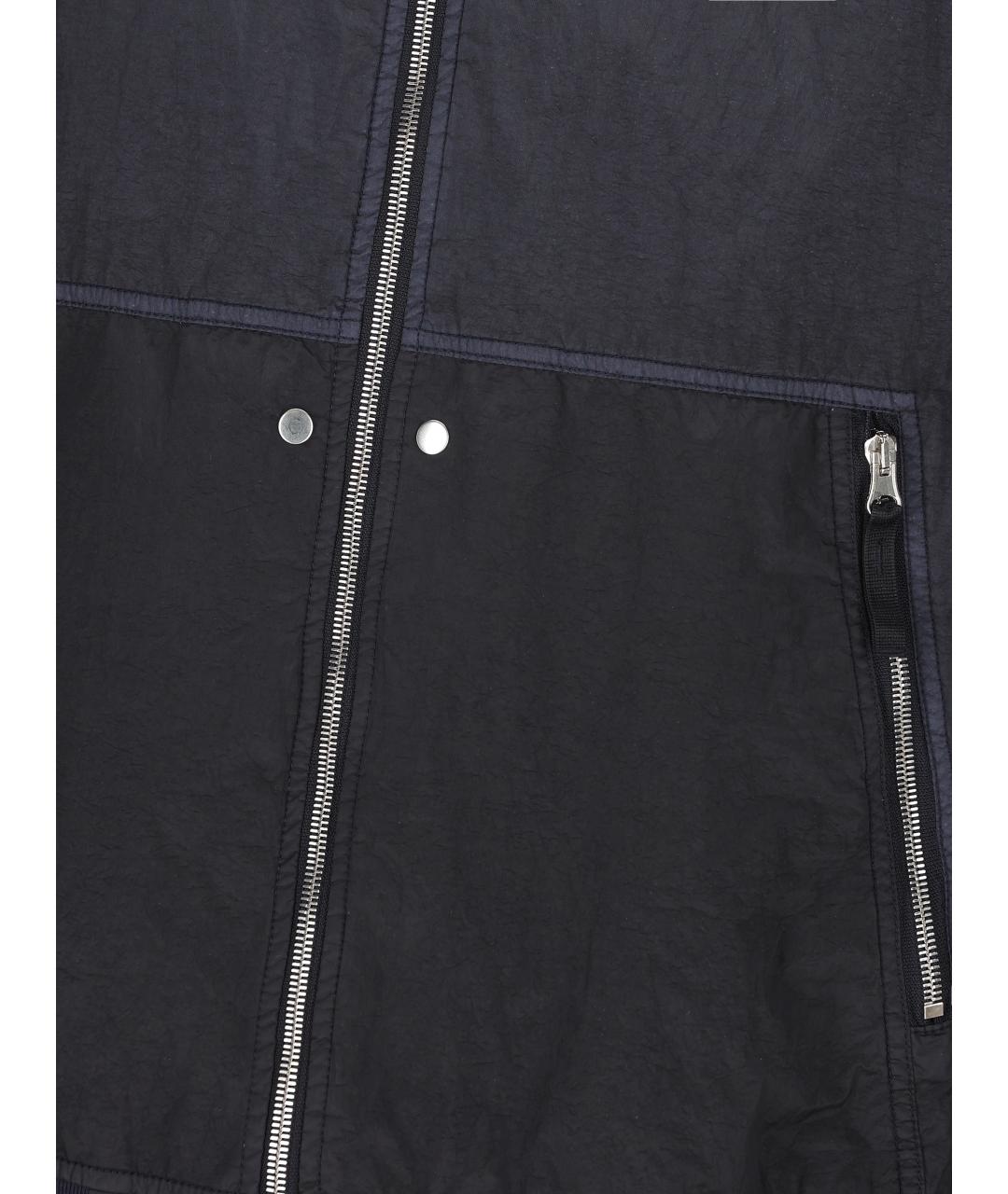 STONE ISLAND Темно-синяя полиамидовая куртка, фото 2