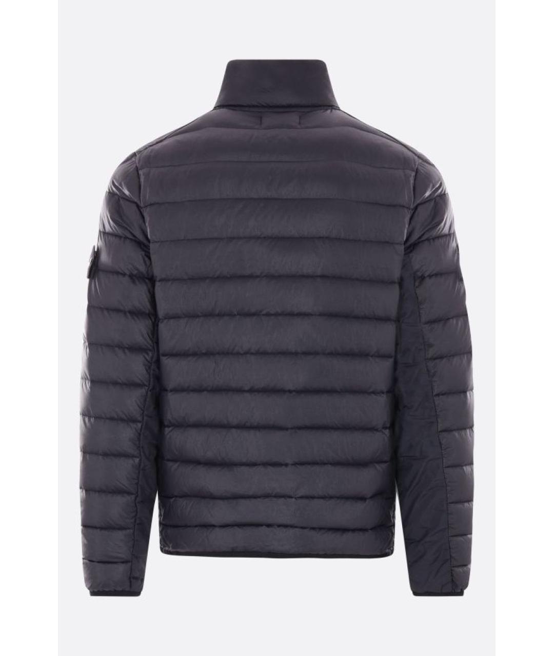 STONE ISLAND Темно-синяя полиамидовая куртка, фото 2