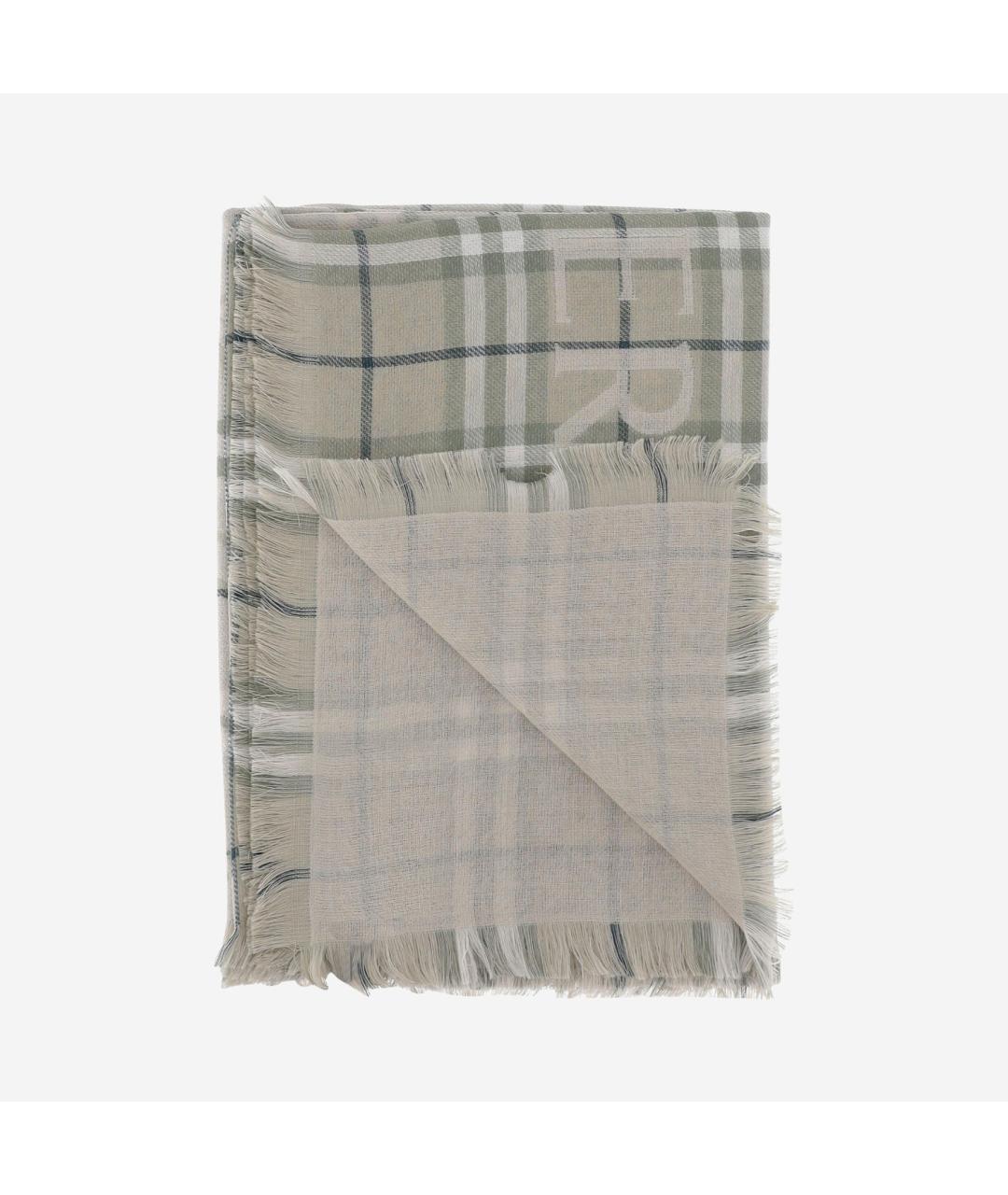 BURBERRY Мульти шерстяной шарф, фото 3