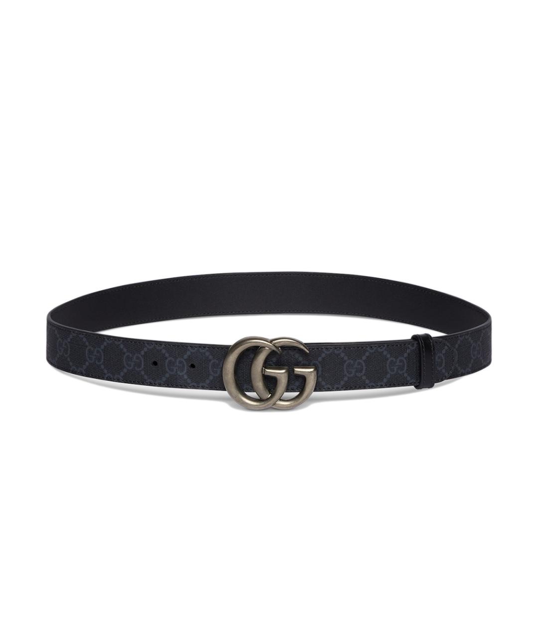 GUCCI Черный ремень, фото 1