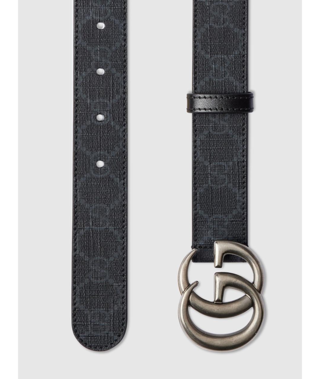 GUCCI Черный ремень, фото 2