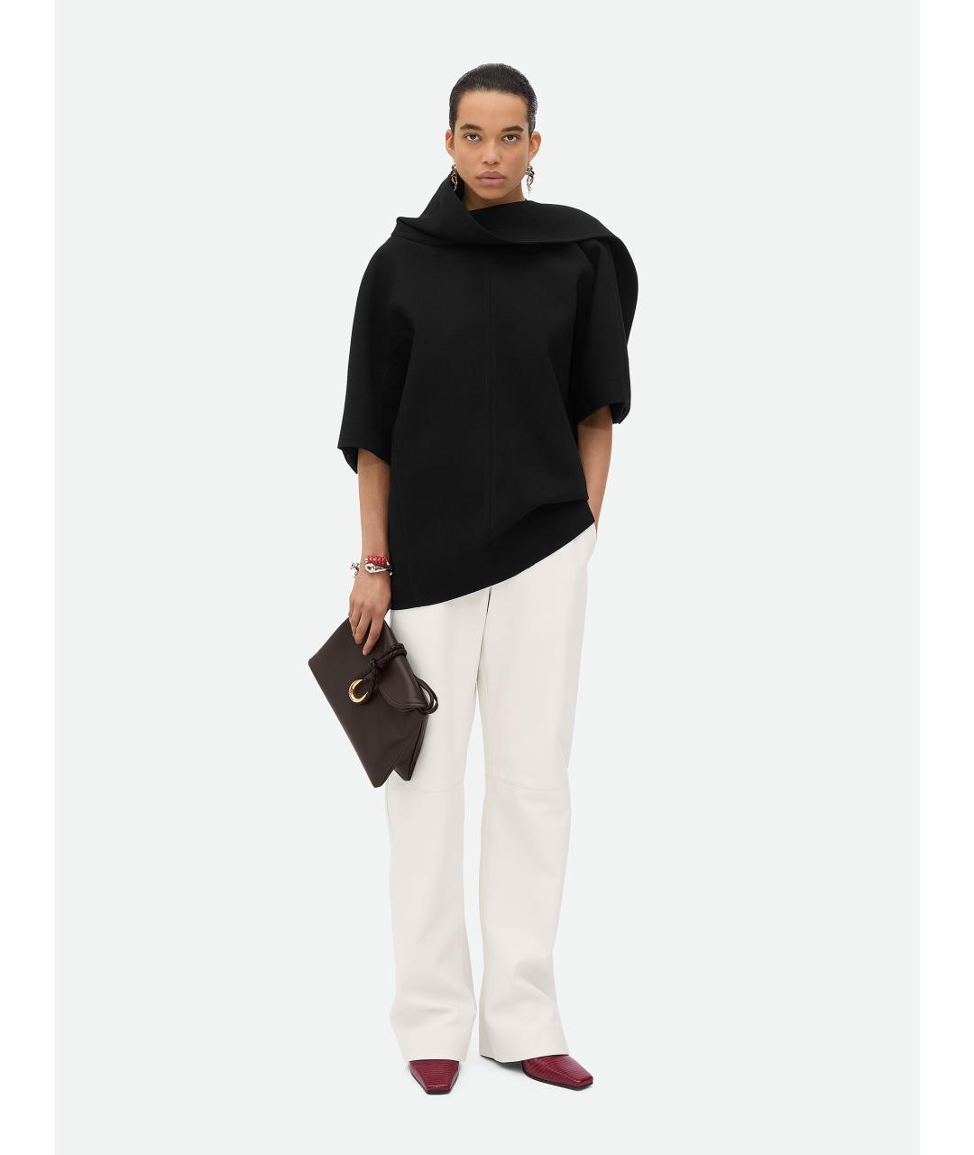 BOTTEGA VENETA Коричневая кожаная сумка через плечо, фото 2