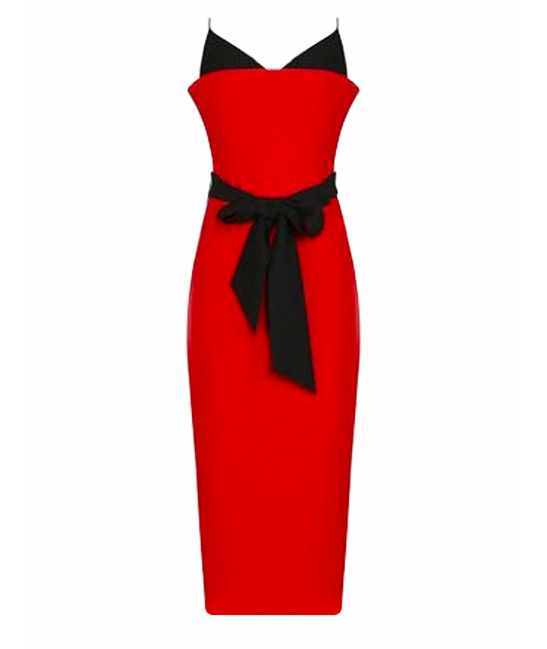 RASARIO Красное полиэстеровое вечернее платье, фото 1