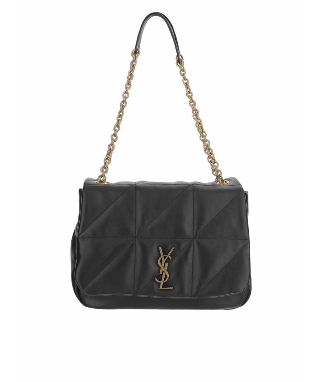 SAINT LAURENT Черная бархатная сумка тоут, фото 1