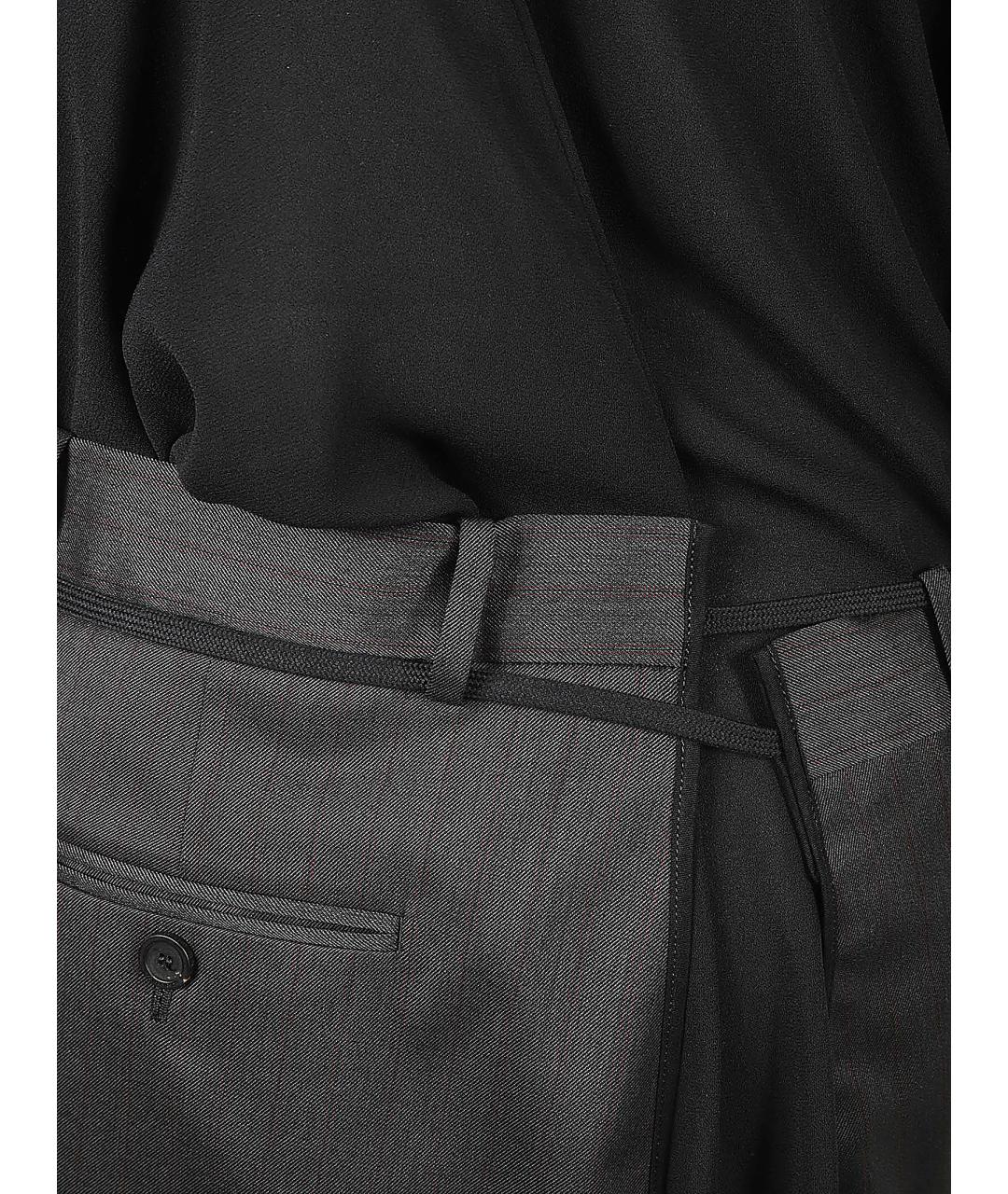 BALENCIAGA Черное полиэстеровое платье, фото 2