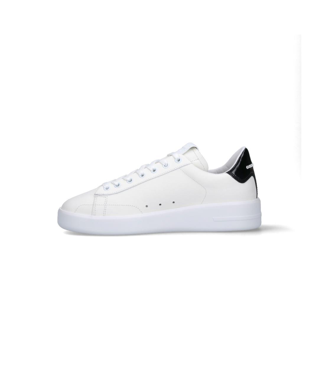 GOLDEN GOOSE DELUXE BRAND Белые кожаные низкие кроссовки / кеды, фото 3