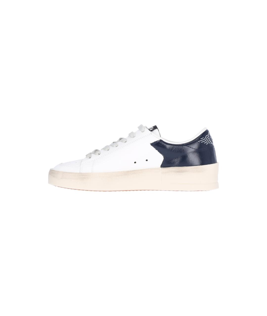 GOLDEN GOOSE DELUXE BRAND Белые кожаные кроссовки, фото 3