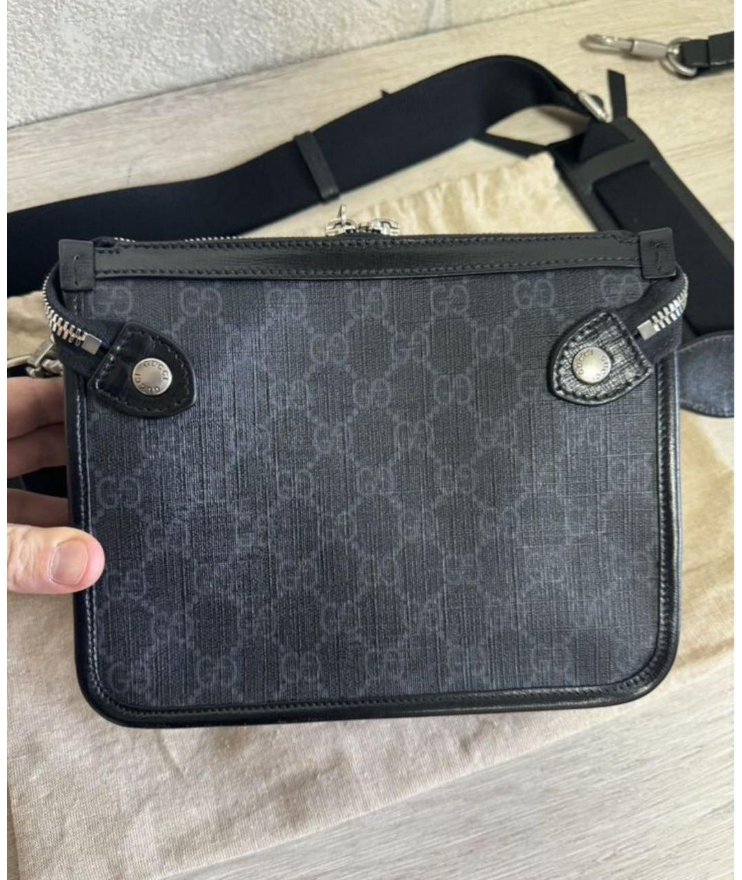 GUCCI Серая сумка на плечо, фото 4