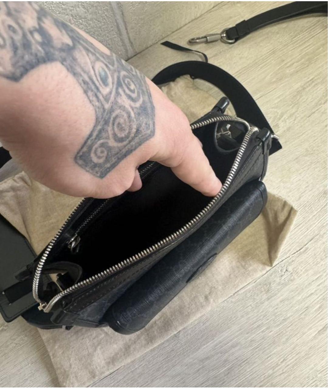 GUCCI Серая сумка на плечо, фото 5