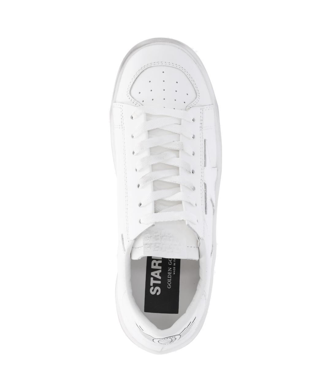 GOLDEN GOOSE DELUXE BRAND Белые кожаные кроссовки, фото 5