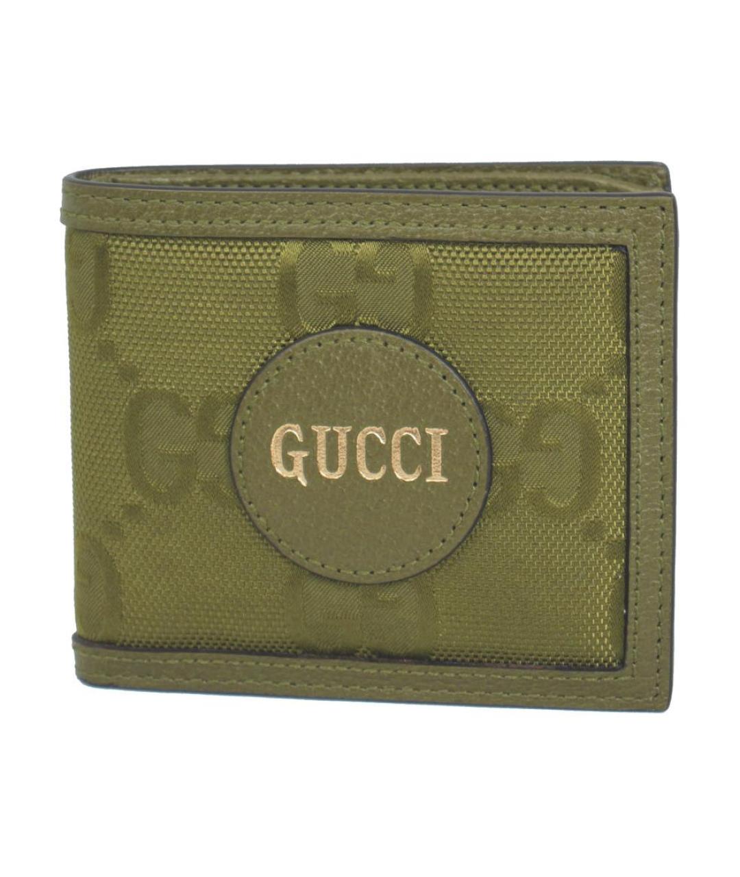 GUCCI Зеленый кожаный кошелек, фото 1