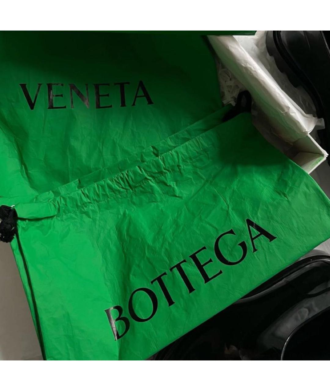BOTTEGA VENETA Хаки резиновые низкие ботинки, фото 4