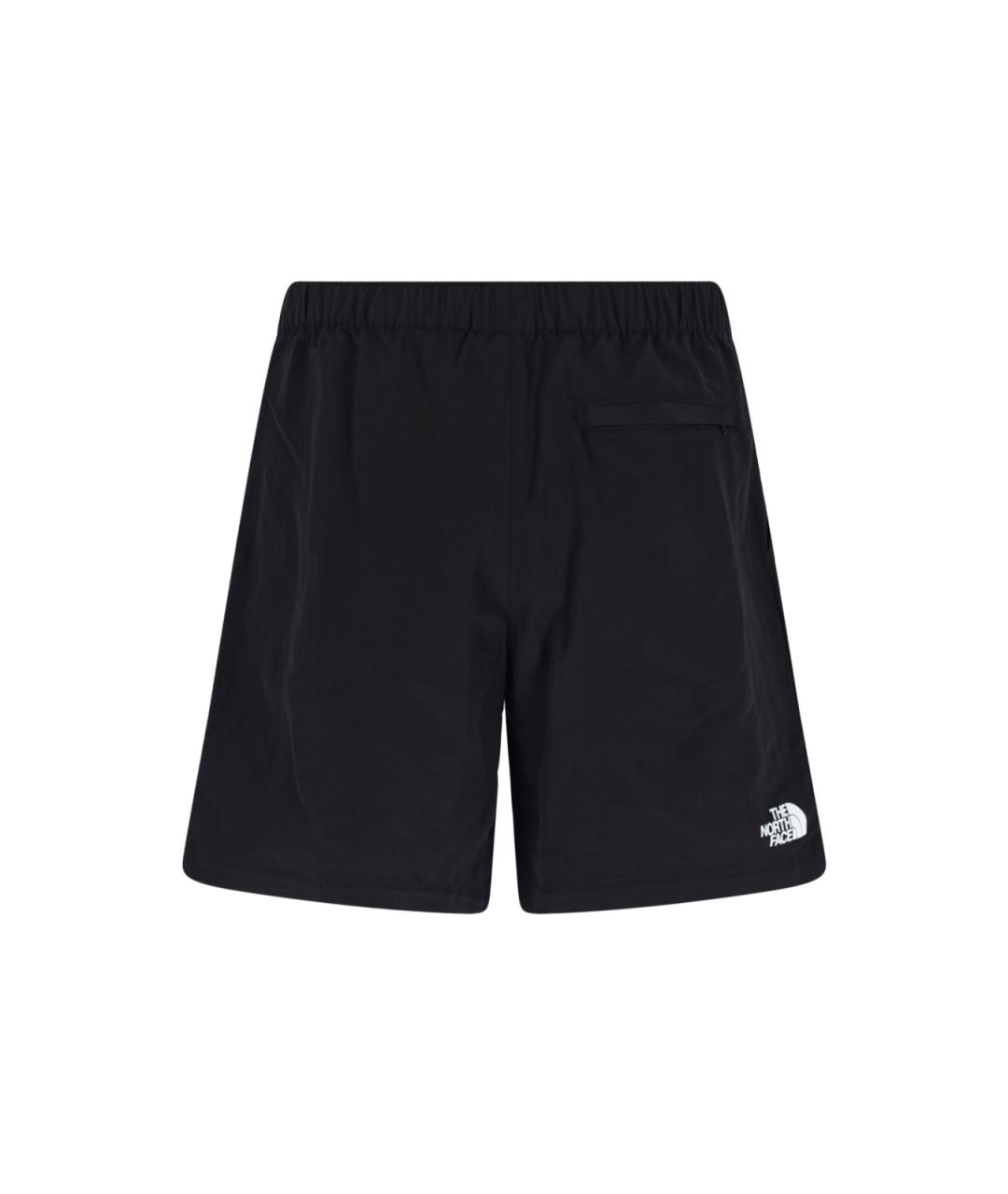 THE NORTH FACE Черные синтетические шорты, фото 2