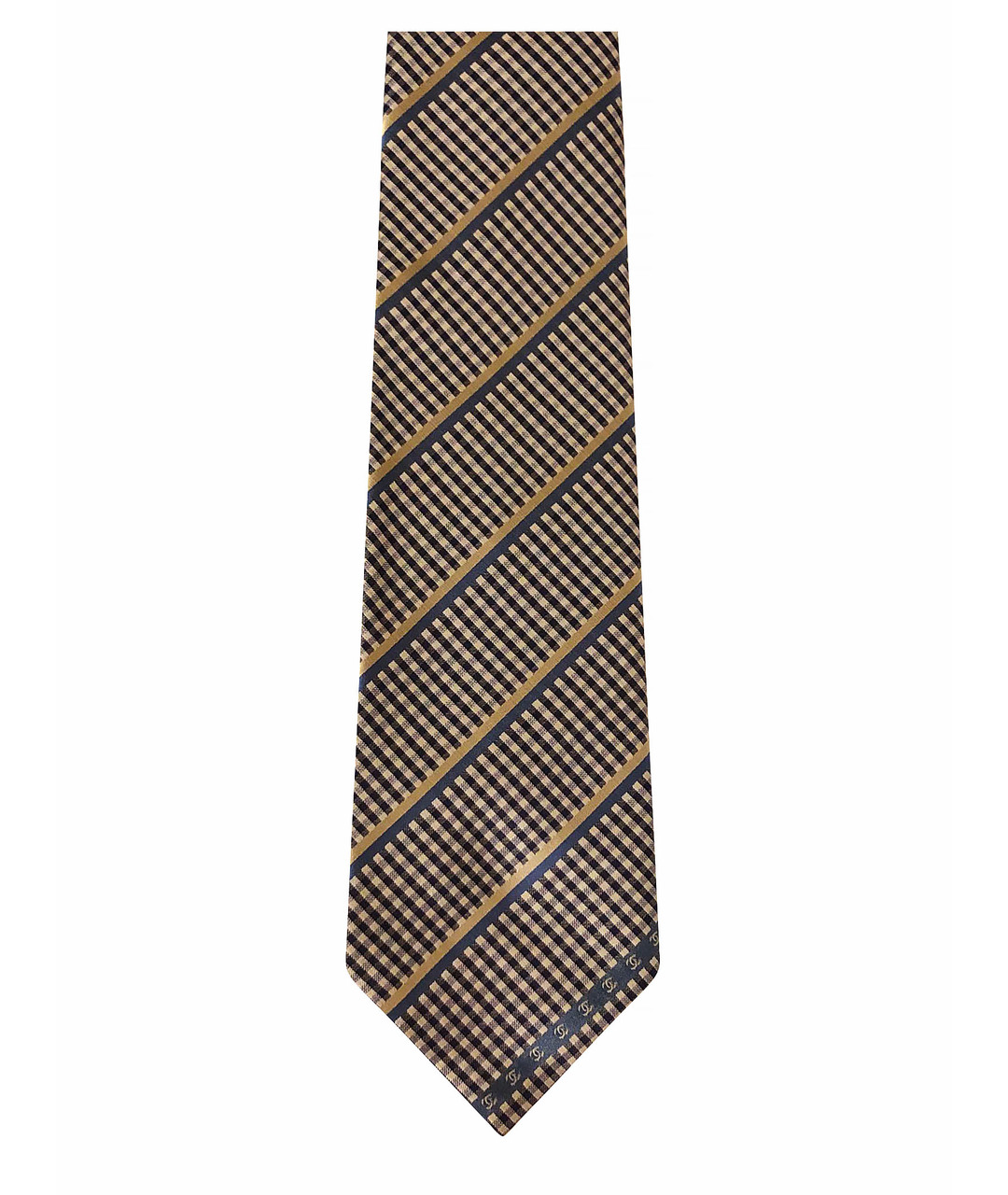 CHANEL PRE-OWNED Серый шелковый галстук, фото 1