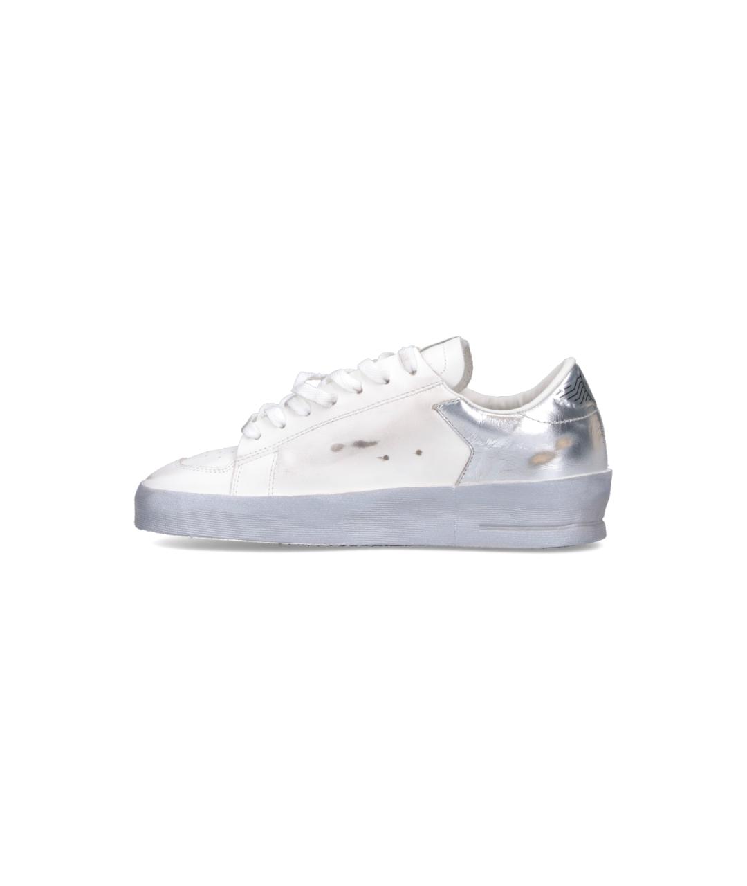 GOLDEN GOOSE DELUXE BRAND Белые кожаные кроссовки, фото 3