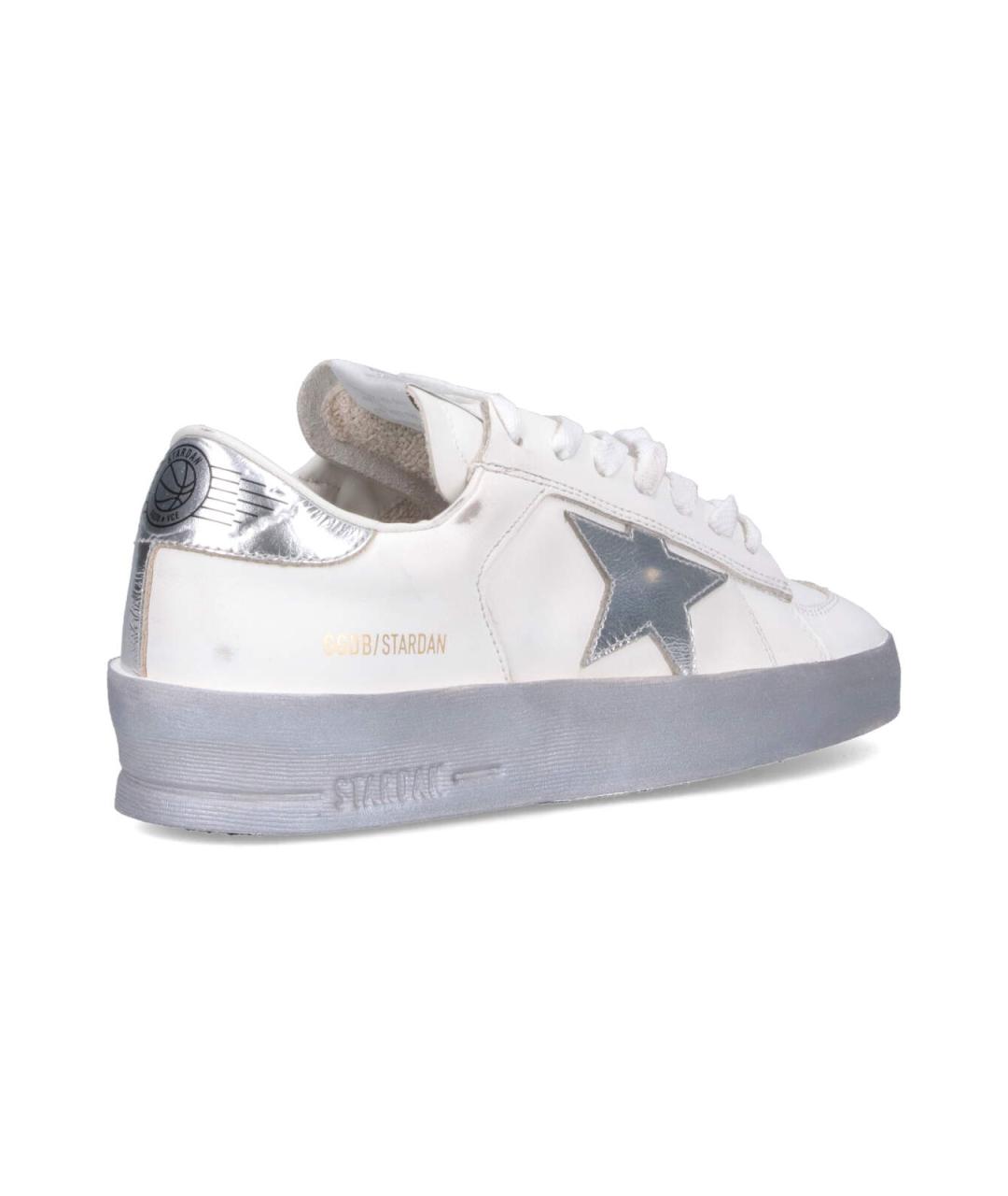 GOLDEN GOOSE DELUXE BRAND Белые кожаные кроссовки, фото 4