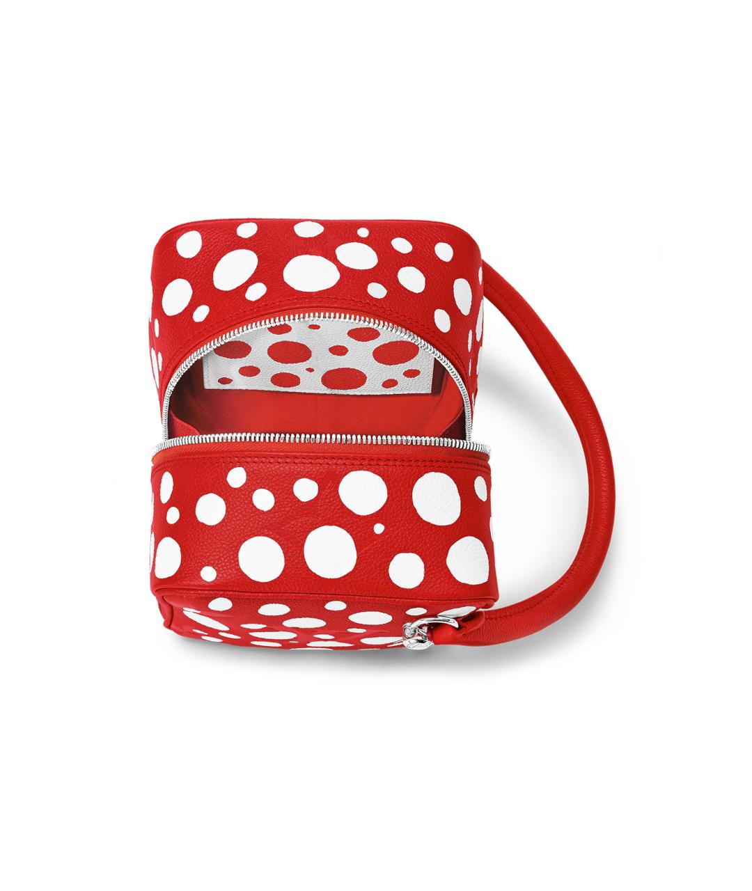 LOUIS VUITTON Красная кожаная сумка через плечо, фото 4