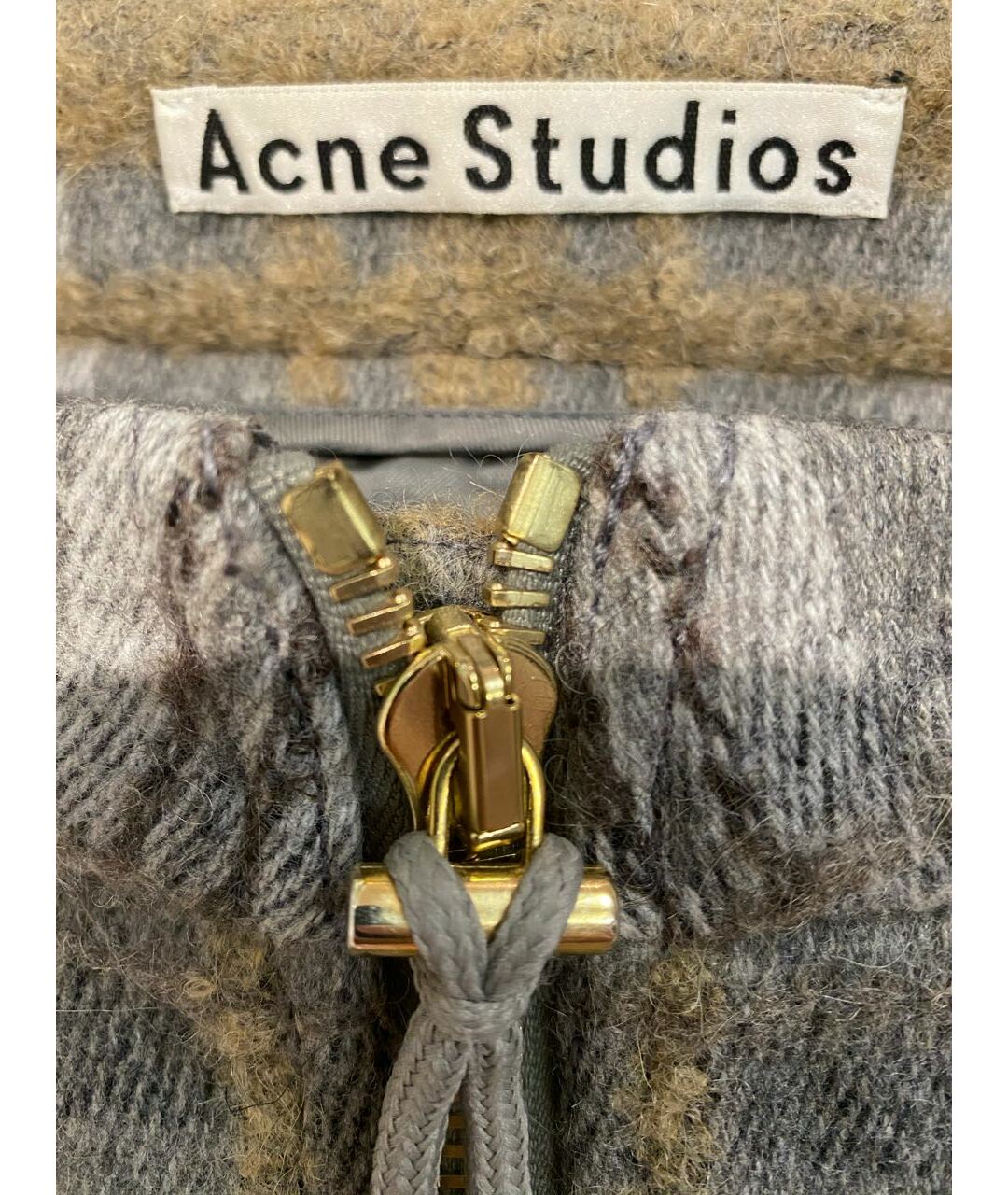 ACNE STUDIOS Мульти шерстяная юбка мини, фото 3