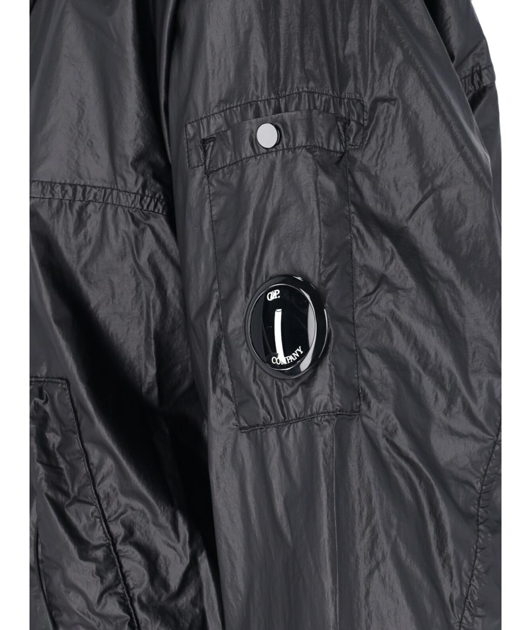 CP COMPANY Черная полиамидовая куртка, фото 3