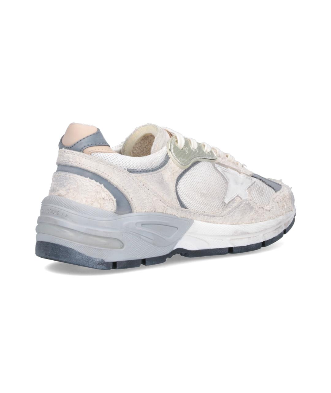 GOLDEN GOOSE DELUXE BRAND Белые кожаные кроссовки, фото 4