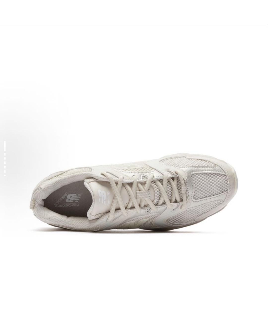 NEW BALANCE Бежевые текстильные кроссовки, фото 4