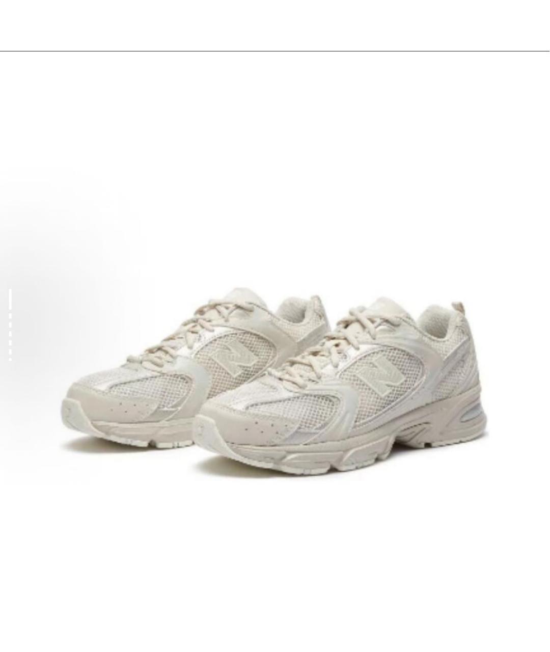 NEW BALANCE Бежевые текстильные кроссовки, фото 6