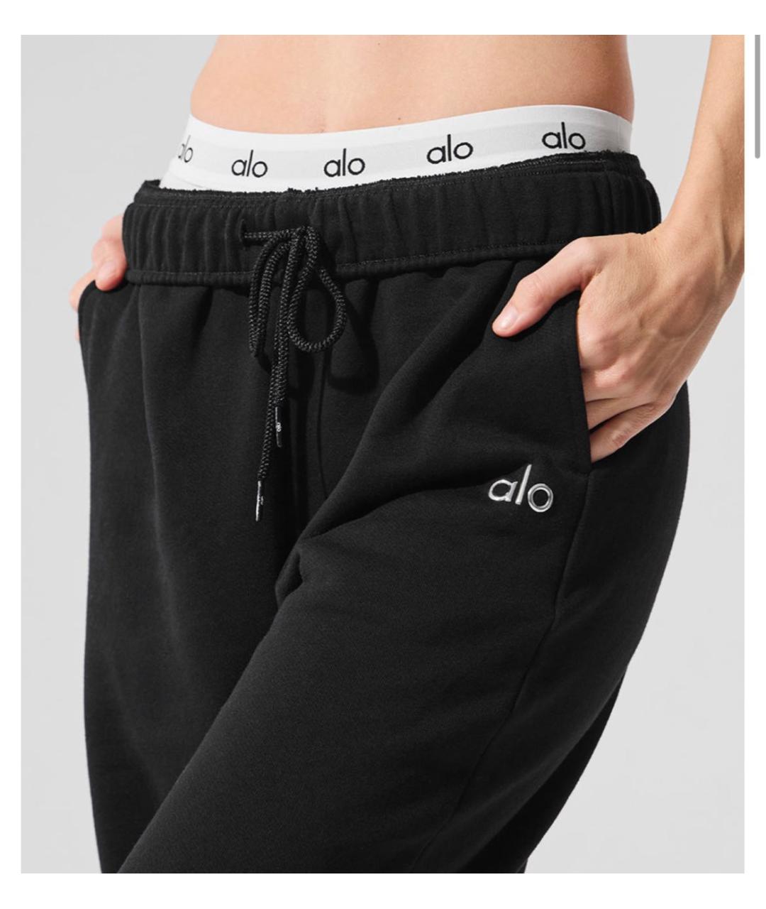 ALO YOGA Черные спортивные брюки и шорты, фото 4