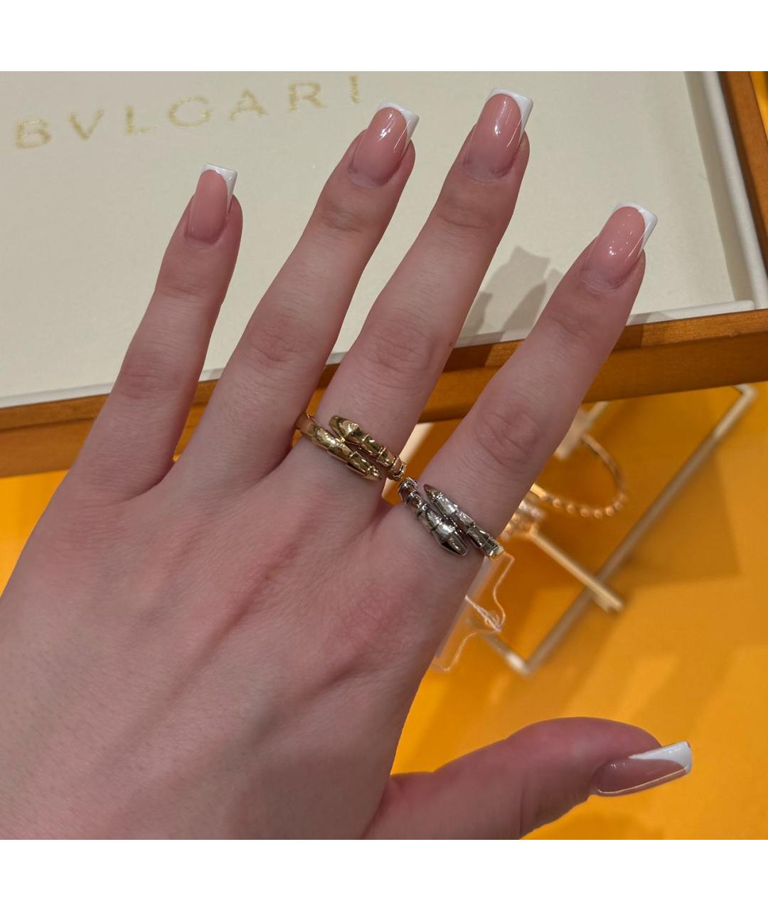 BVLGARI Кольцо из белого золота, фото 3