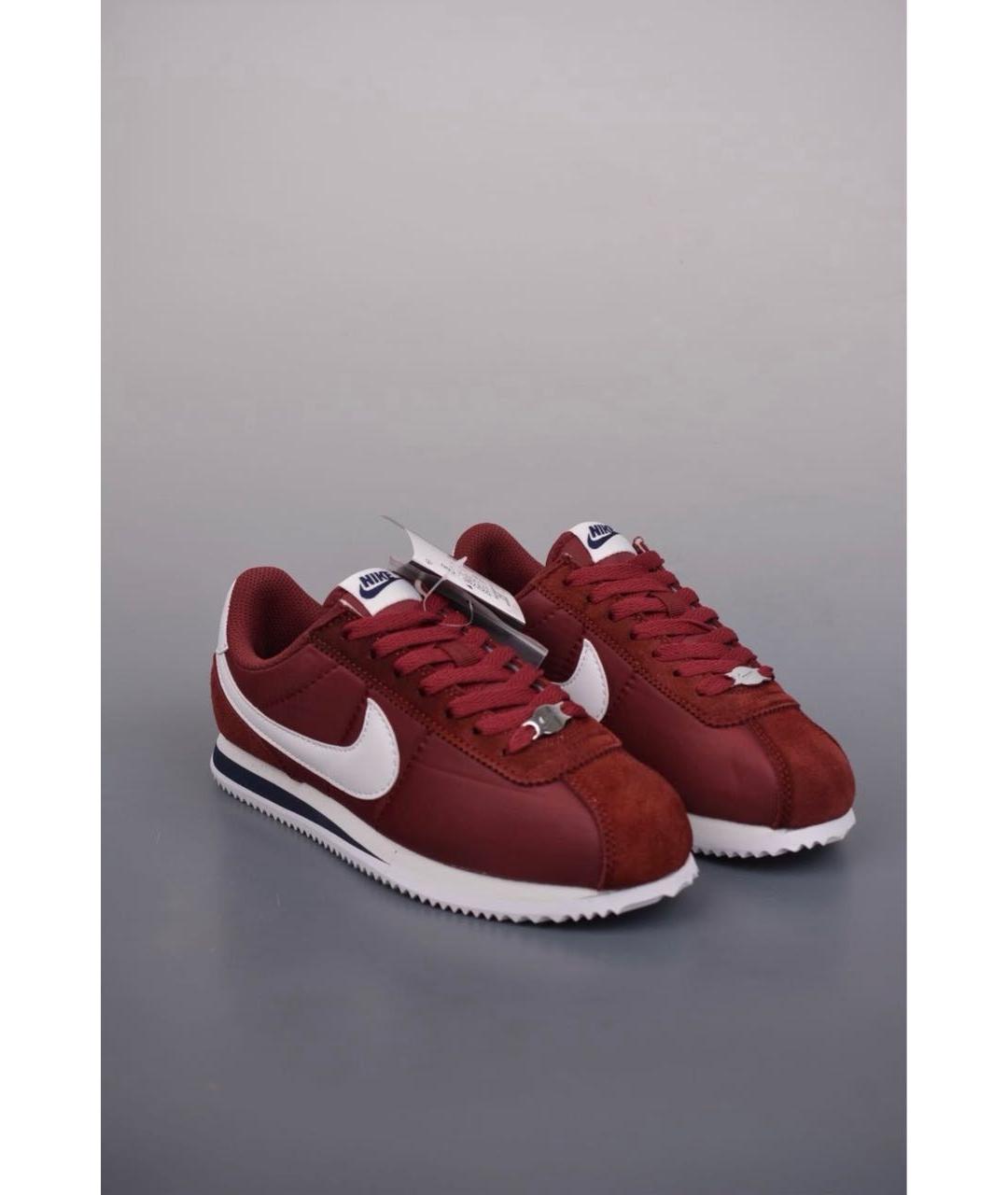 NIKE Бордовые текстильные кроссовки, фото 2